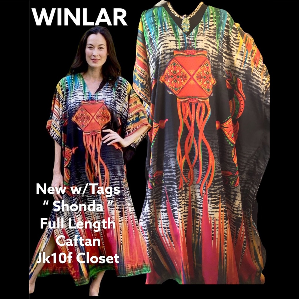 LOWEST🌺 NWT WINLAR CHINESE LANTERN COVERUP/ CAFTAN